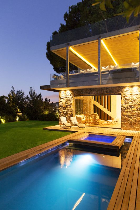 Luxury Deck with Lighting
