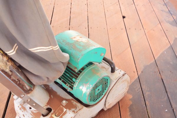 Cedar Deck Sanding in Issaquah